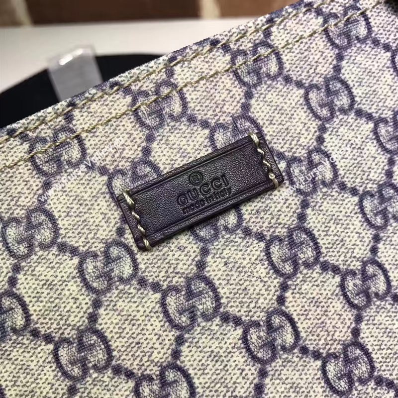 Gucci small light gray GG shoulder canvas bag 6533