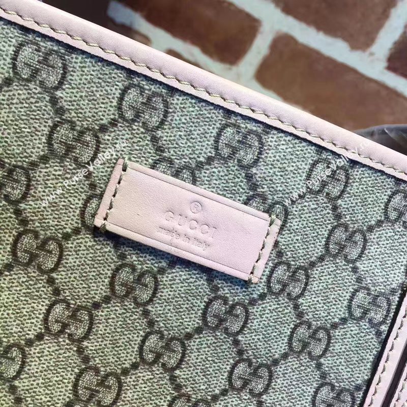 Gucci GG gray v pink shoulder tote bag 6535