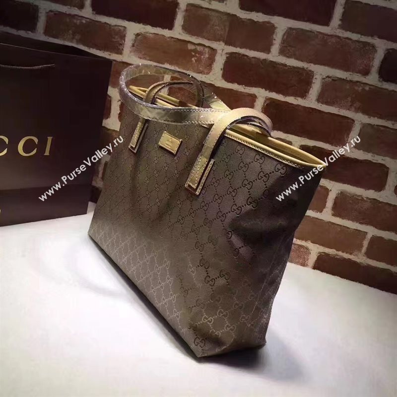 Gucci GG gold v gold shoulder tote bag 6536