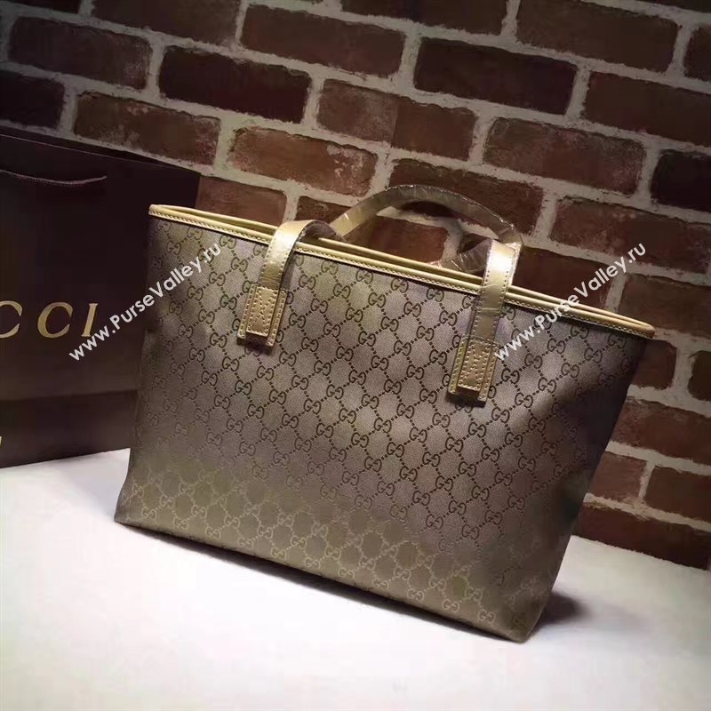 Gucci GG gold v gold shoulder tote bag 6536