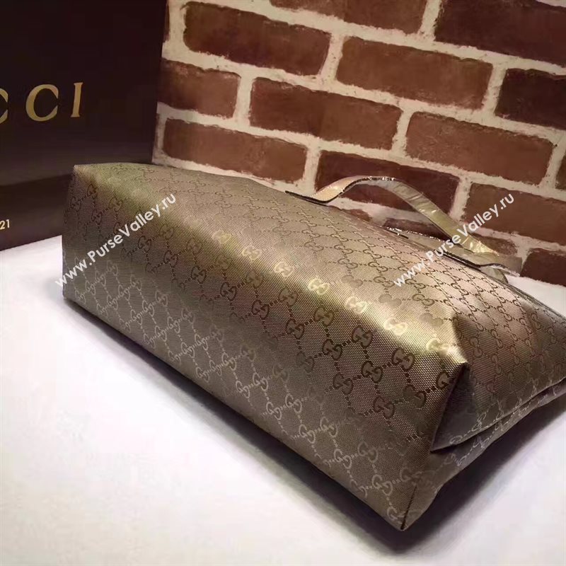 Gucci GG gold v gold shoulder tote bag 6536