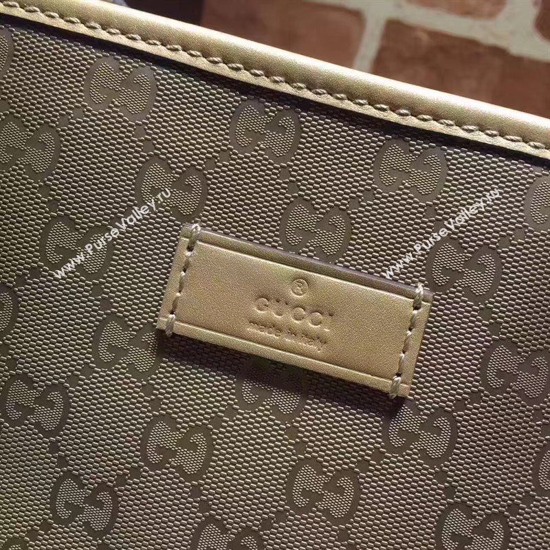 Gucci GG gold v gold shoulder tote bag 6536