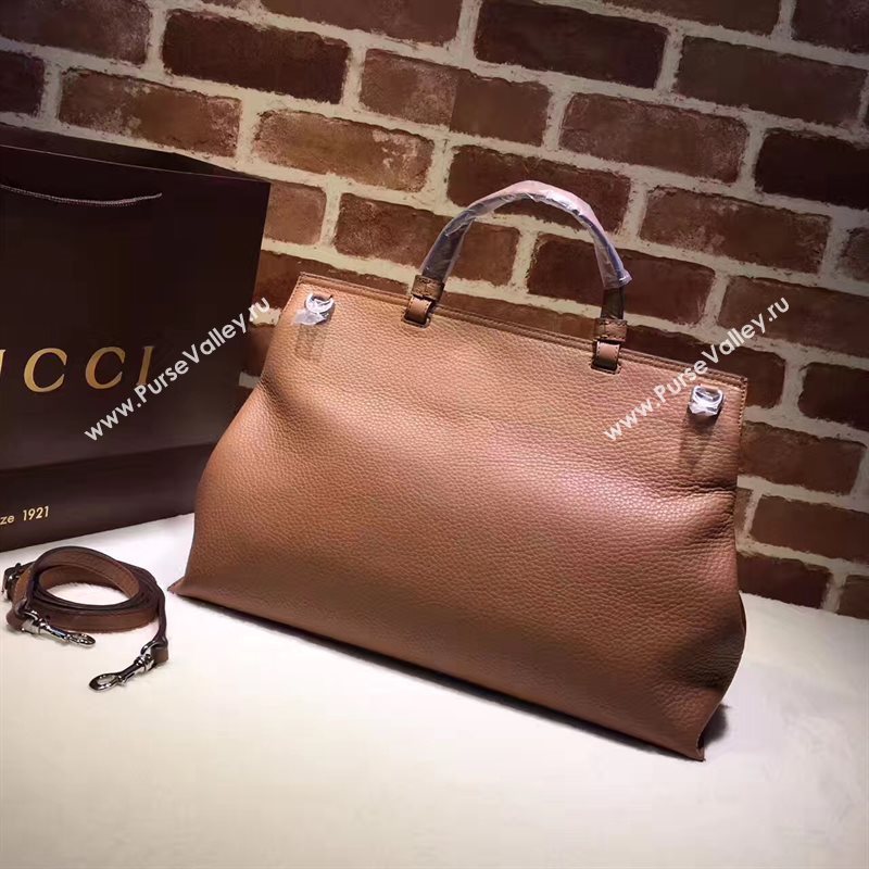 Gucci large coffee top shoulder handle bag 6538