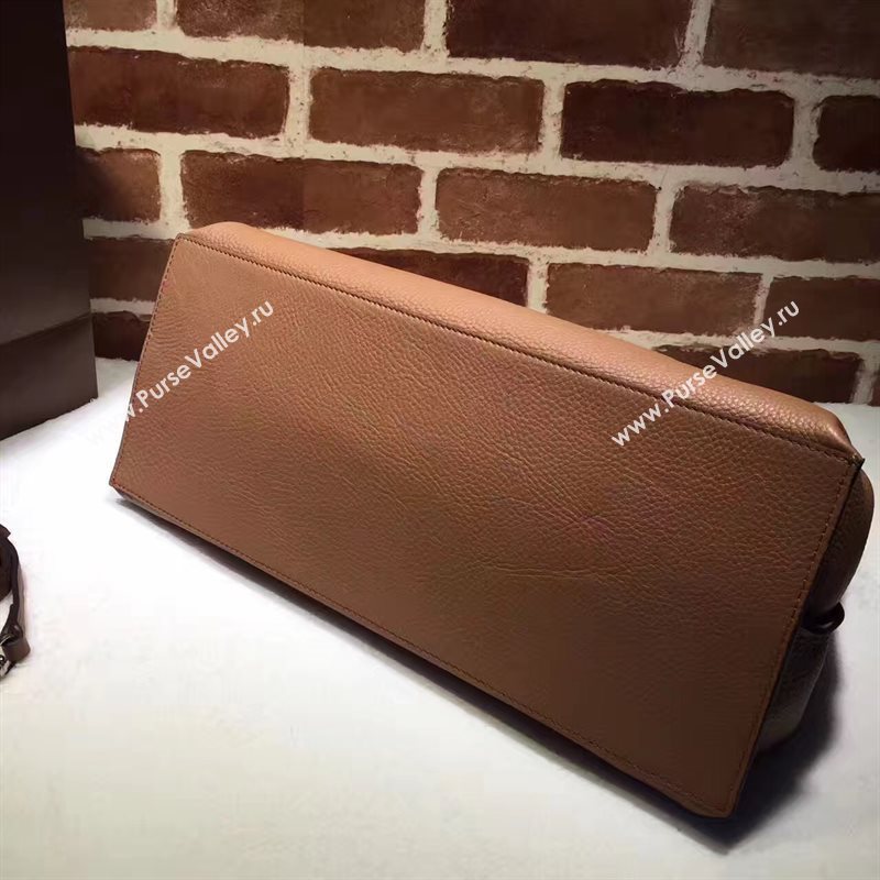 Gucci large coffee top shoulder handle bag 6538