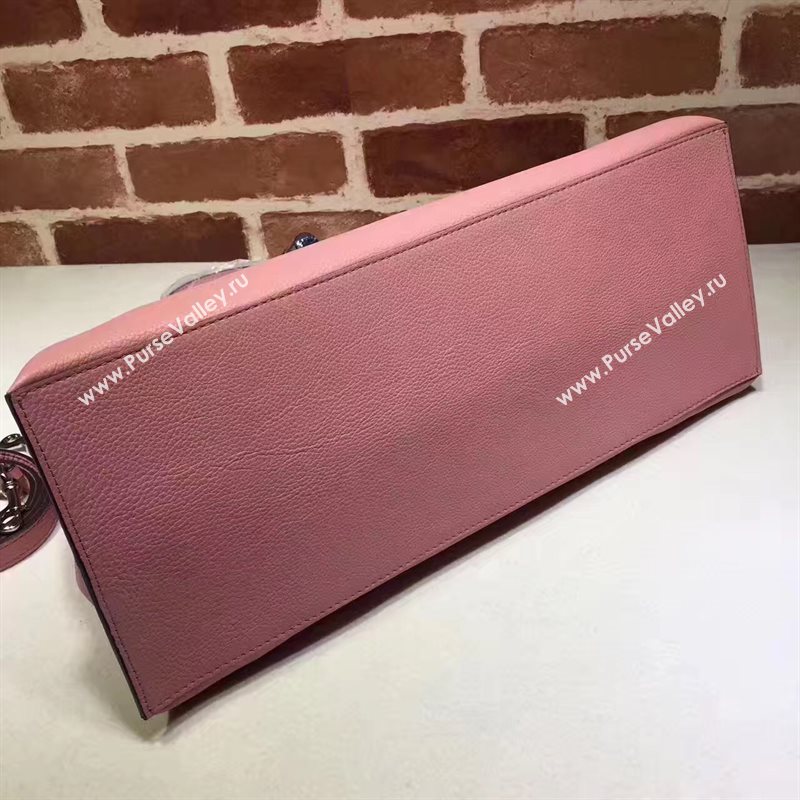 Gucci large pink top shoulder handle bag 6539