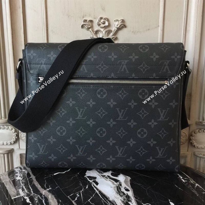 Men LV Louis Vuitton Monogram District Medium Messenger Bag M44001 Handbag Gray 6643