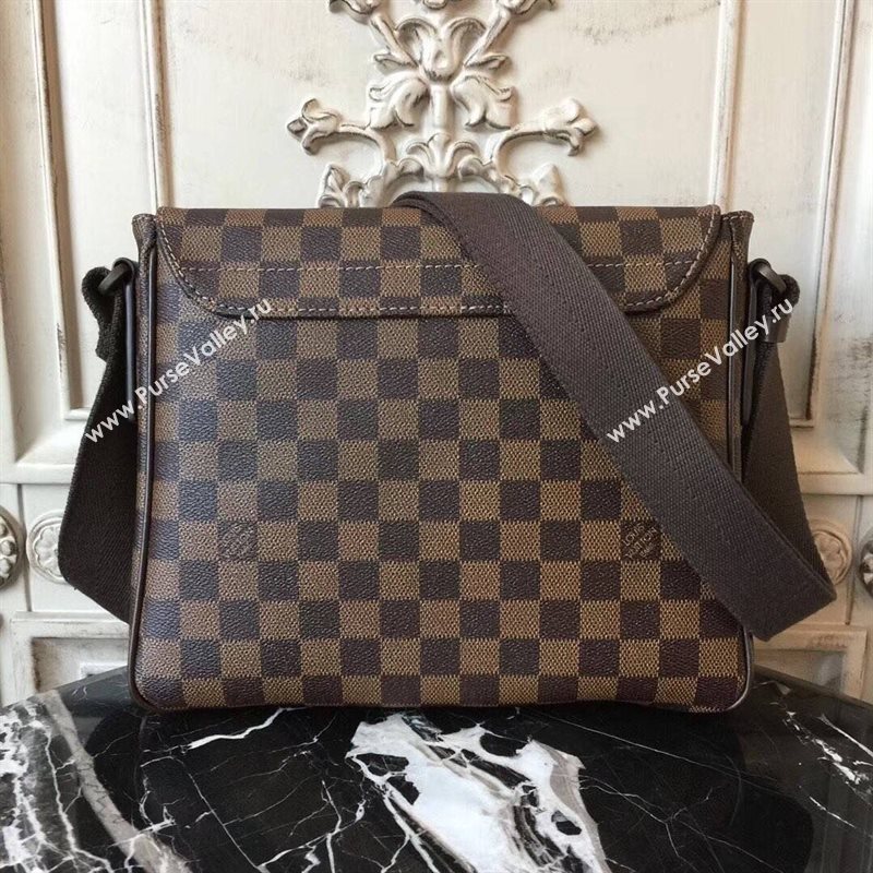 Men LV Louis Vuitton District Small Messenger Bag N41213 Damier Handbag Coffee 6646