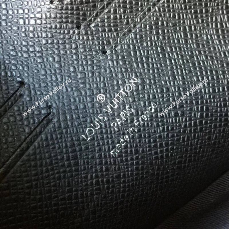 Men LV Louis Vuitton Kasai Clutch Handbag M33409 Damier Real Leather Bag Black 6651