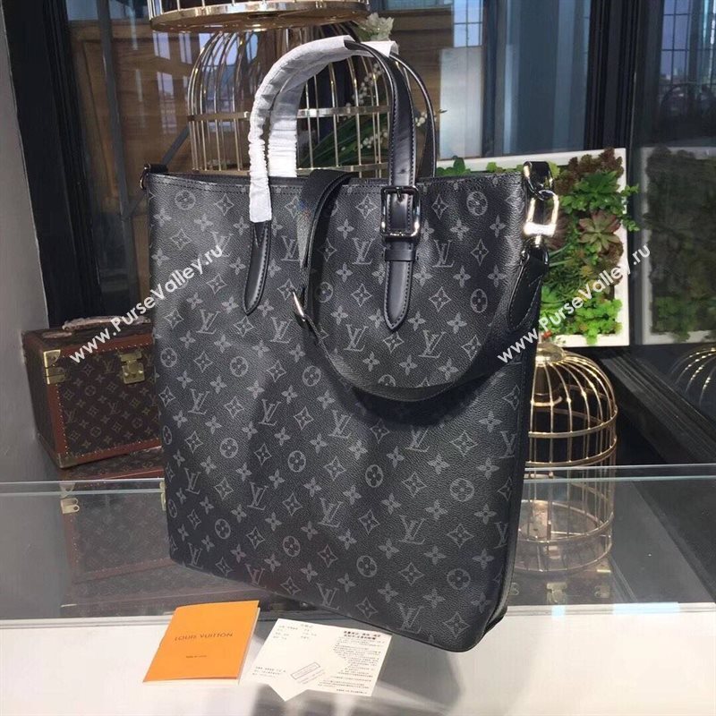 LV Men Louis Vuitton Monogram Appolo Tote Explorer Bag M43421 Business Handbag Gray 6655