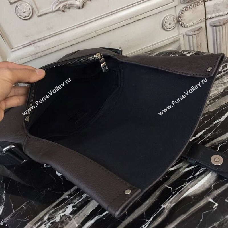 LV Men Louis Vuitton Canyon Messenger Bag M54963 Real Leather Handbag Brown 6659