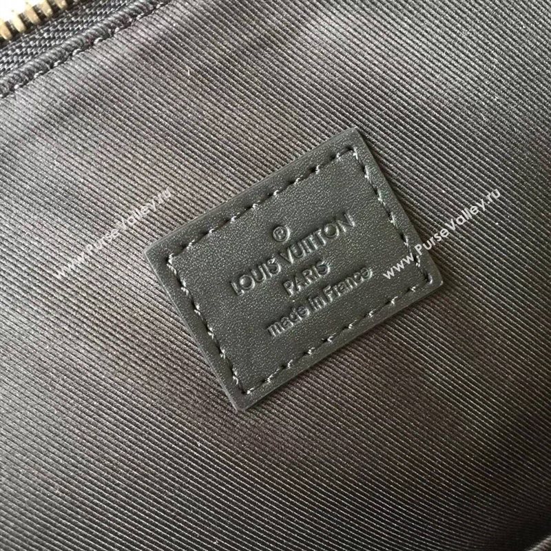 LV Men Louis Vuitton N41043 Avenue Backpack Bag Damier Infini Leather Handbag Black 6661