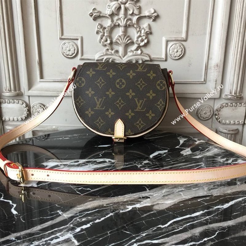 LV Louis Vuitton M51179 Monogram Small Shoulder Bag Canvas Handbag Brown 6665