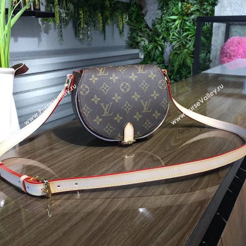 LV Louis Vuitton M51179 Monogram Small Shoulder Bag Canvas Handbag Brown 6665