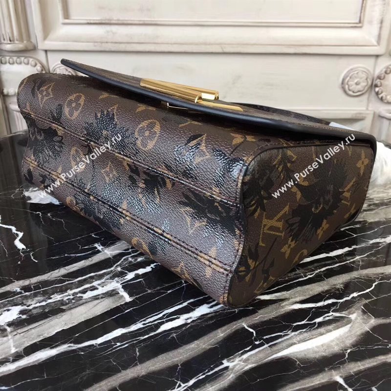 LV Louis Vuitton M53498 Monogram Twist Bag Handbag Brown 6666