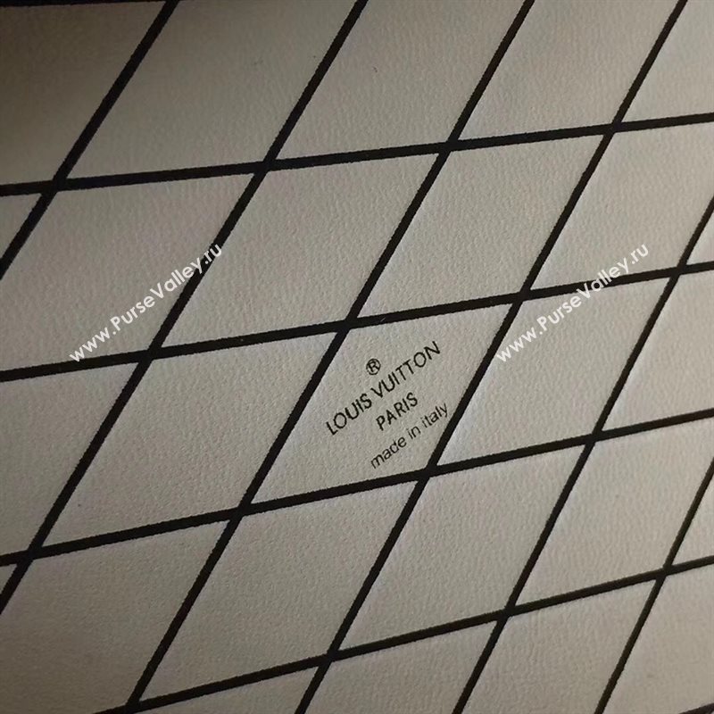 M43498 LV Louis Vuitton Petite Malle Box Bag Monogram Handbag Blue Eye 6670