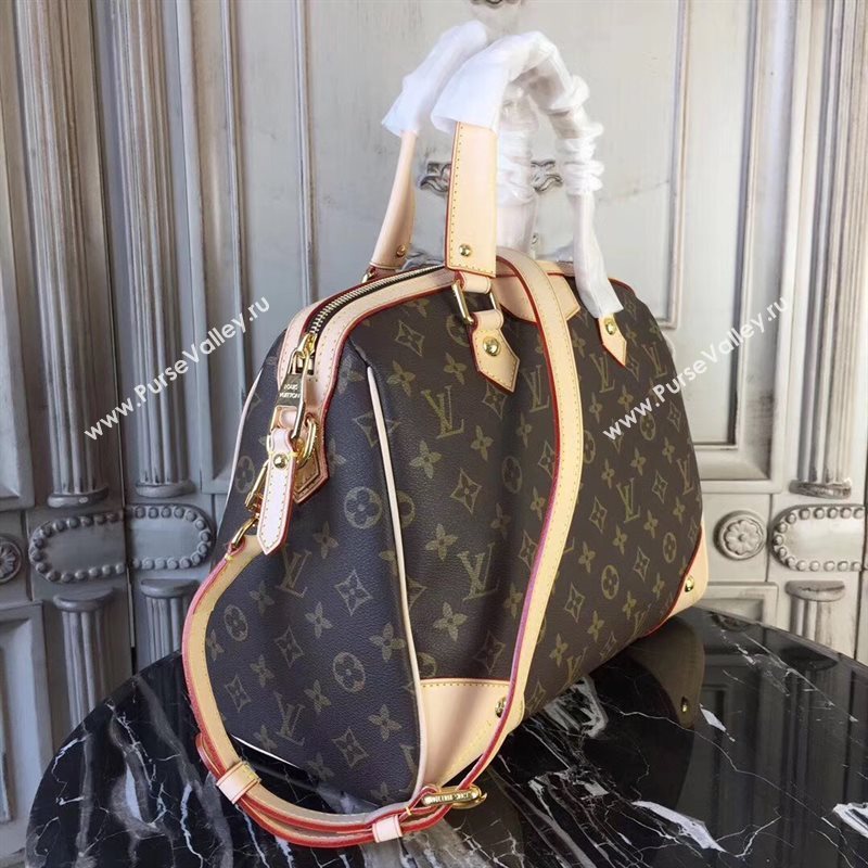 M40325 LV Louis Vuitton Monogram Retiro Bag Tote Handbag Brown 6672