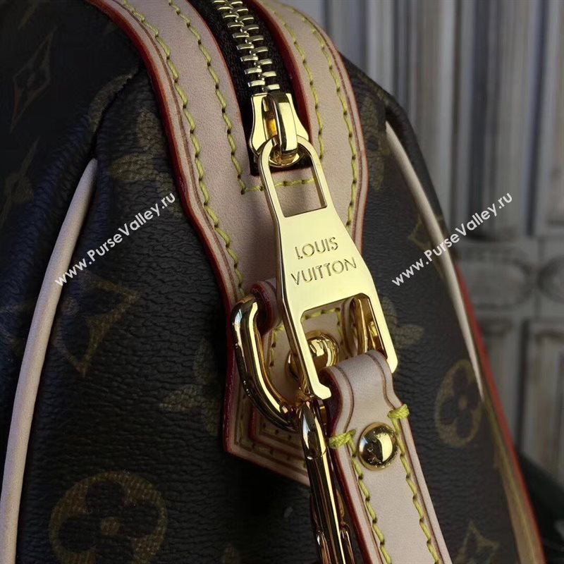 M40325 LV Louis Vuitton Monogram Retiro Bag Tote Handbag Brown 6672