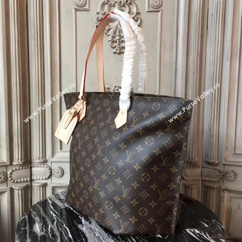 M47028 LV Louis Vuitton All-in Travelling Bag Monogram Tote Handbag Brown 6675