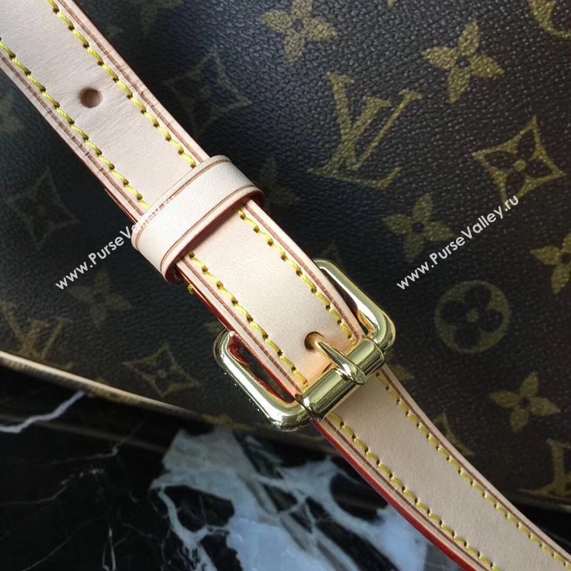M56390 LV Louis Vuitton Monogram Odeon PM Bag Tote Handbag Brown 6676