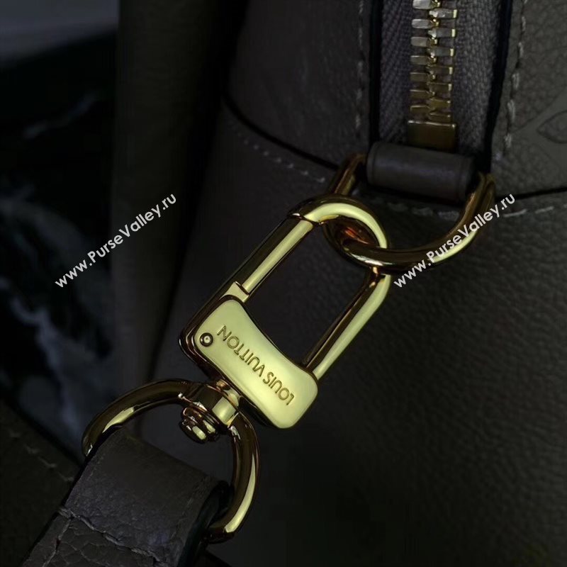 M43743 LV Louis Vuitton Monogram PONTHIEU PM Bag Zipper Real Leather Handbag Apricot 6683