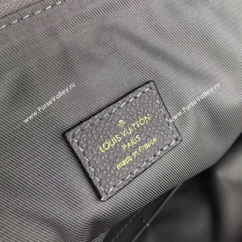 M43743 LV Louis Vuitton Monogram PONTHIEU PM Bag Zipper Real Leather Handbag Apricot 6683