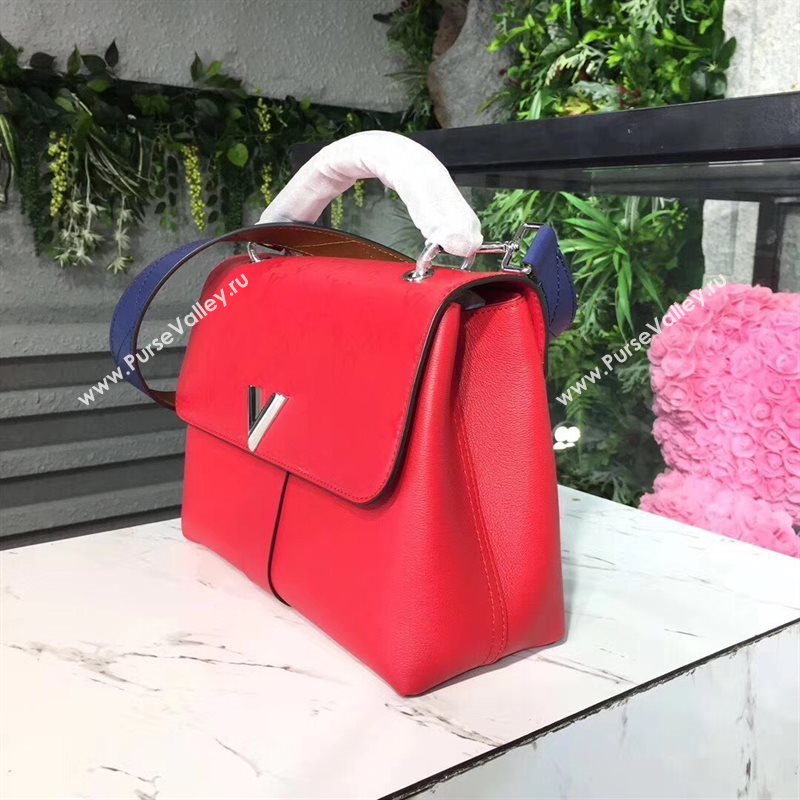 M42905 LV Louis Vuitton Very One Handle Bag Monogram Real Leather Handbag Red 6685