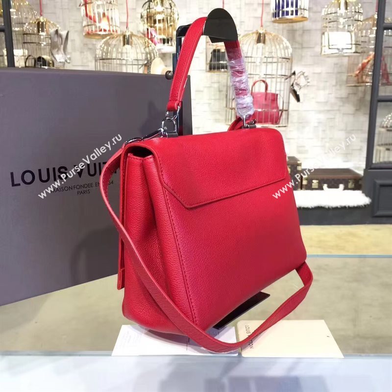 M50250 LV Louis Vuitton Lockme II Bag Veau Twist Real Leather Handbag Red 6688