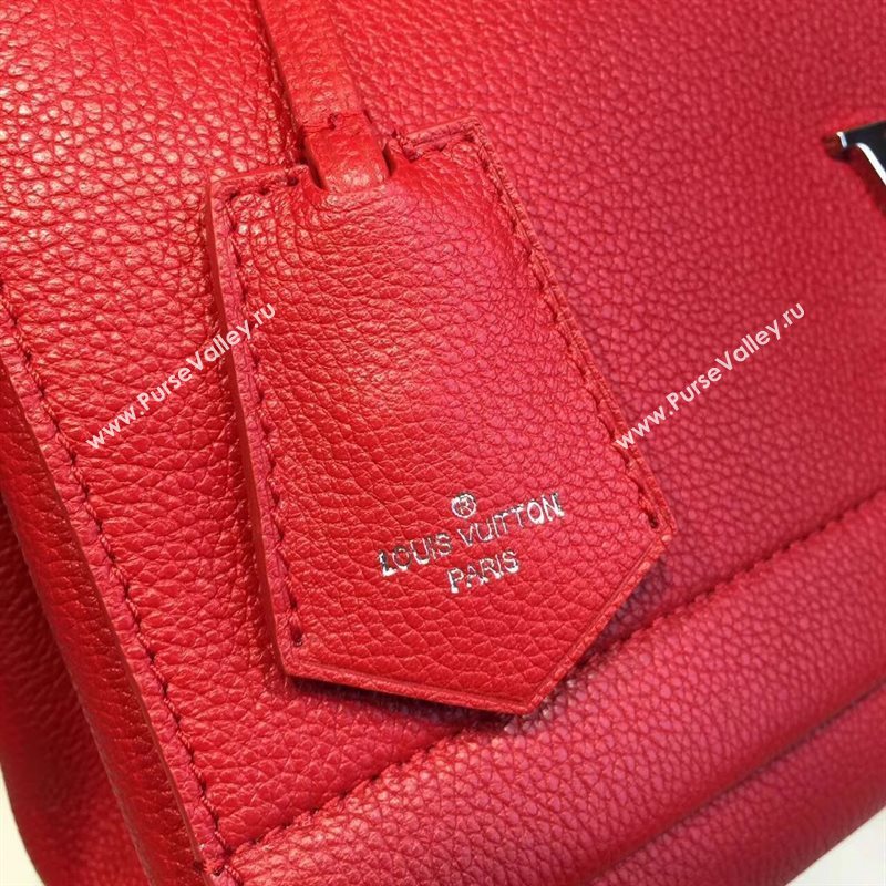 M50250 LV Louis Vuitton Lockme II Bag Veau Twist Real Leather Handbag Red 6688