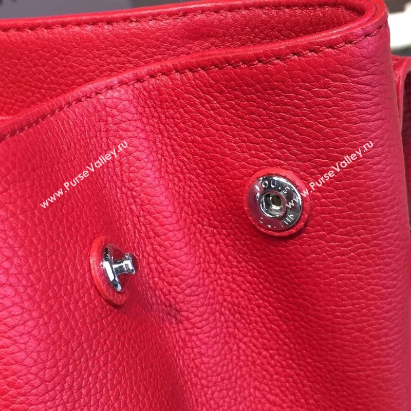 M50250 LV Louis Vuitton Lockme II Bag Veau Twist Real Leather Handbag Red 6688