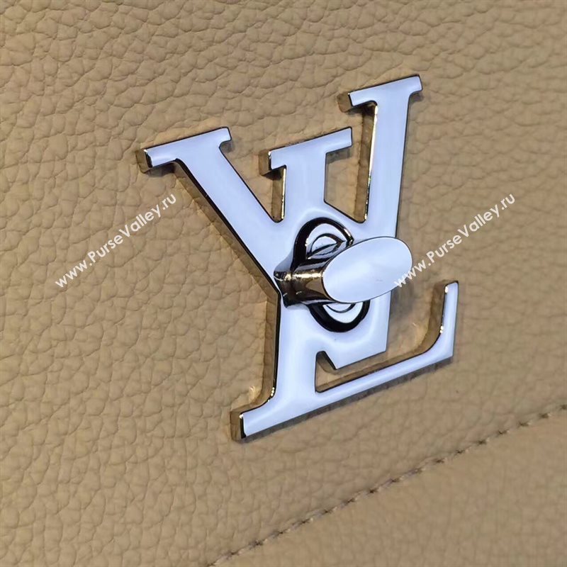 M50250 LV Louis Vuitton Lockme II Bag Veau Twist Real Leather Handbag White 6690