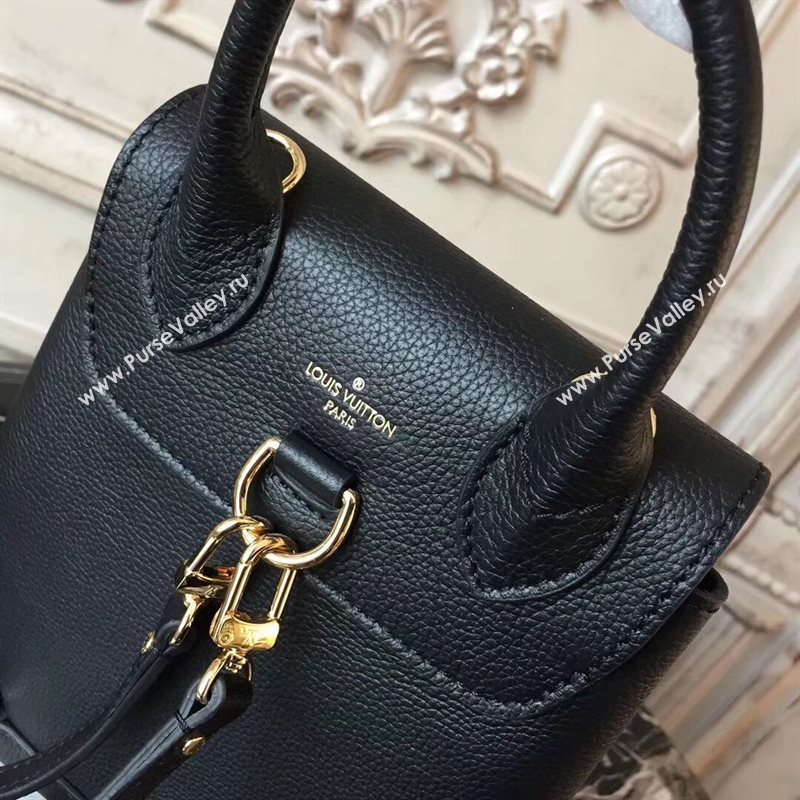 M54573 LV Louis Vuitton Lockme Mini Backpack Bag Real Leather Handbag Black 6693