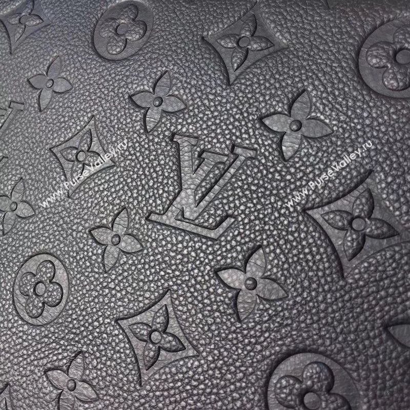 M43738 LV Louis Vuitton Monogram Vosges Bag Real Leather Handbag Navy 6695