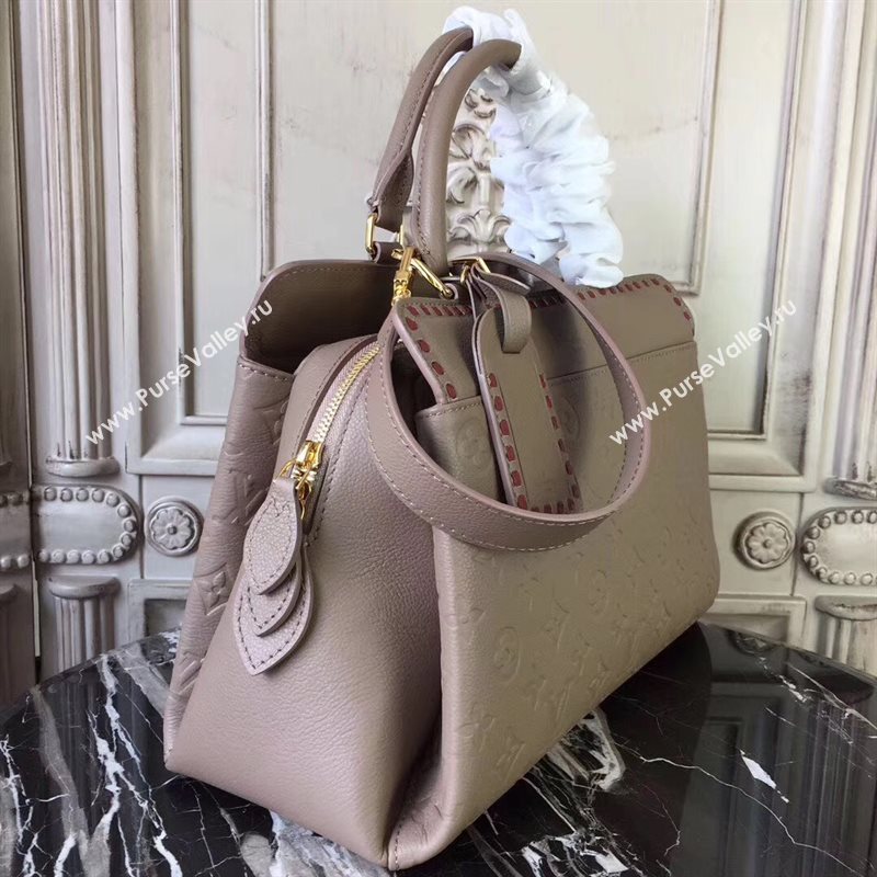 M43739 LV Louis Vuitton Monogram Vosges Medium Bag Real Leather Handbag Gray 6697