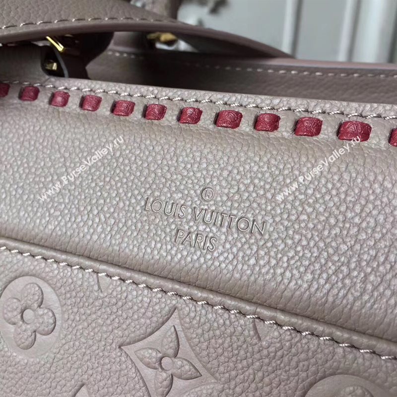 M43739 LV Louis Vuitton Monogram Vosges Medium Bag Real Leather Handbag Gray 6697