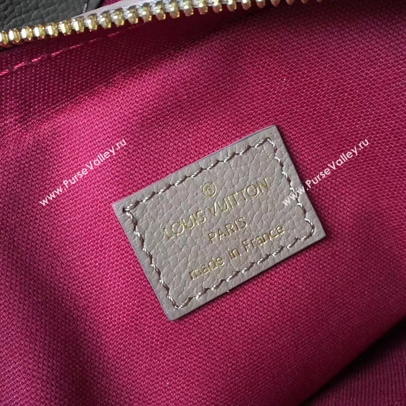 M43739 LV Louis Vuitton Monogram Vosges Medium Bag Real Leather Handbag Gray 6697