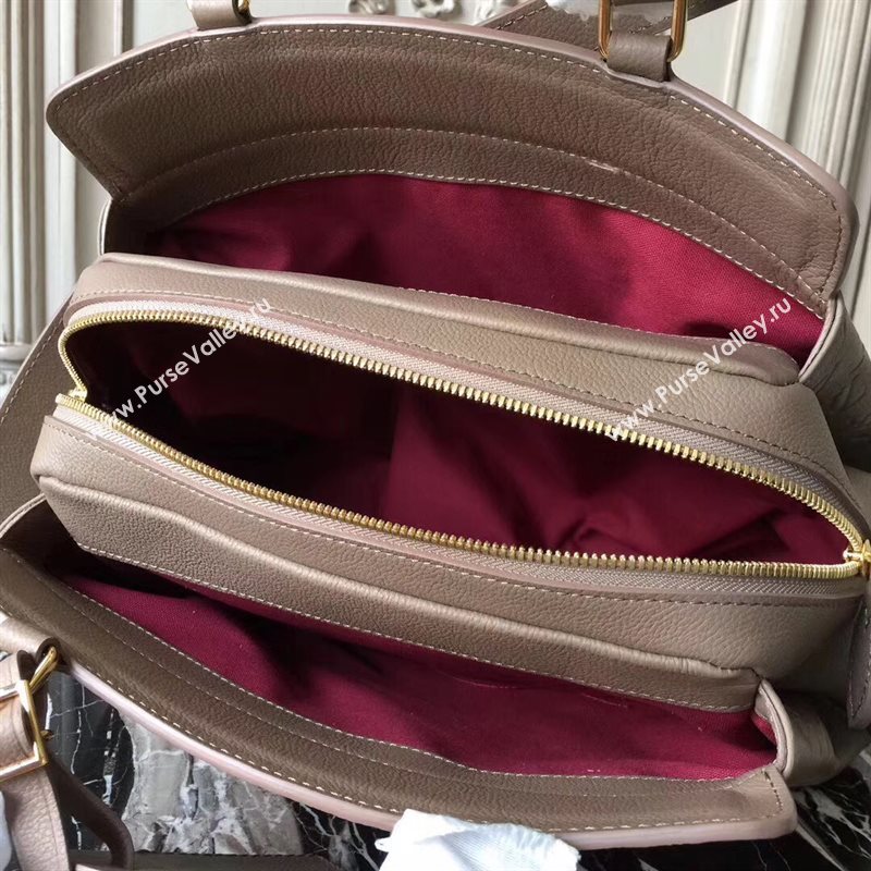 M43739 LV Louis Vuitton Monogram Vosges Medium Bag Real Leather Handbag Gray 6697
