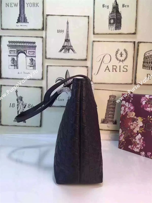 Gucci black GG tote large bag 6604