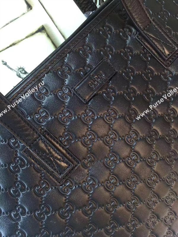 Gucci black GG tote large bag 6604