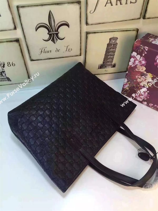 Gucci black GG tote large bag 6604