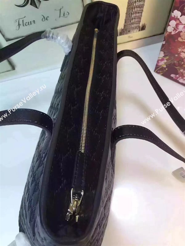 Gucci black GG tote large bag 6604