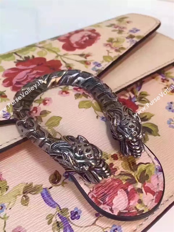 Gucci medium padlock 28cm shoulder flower pink bag 6607