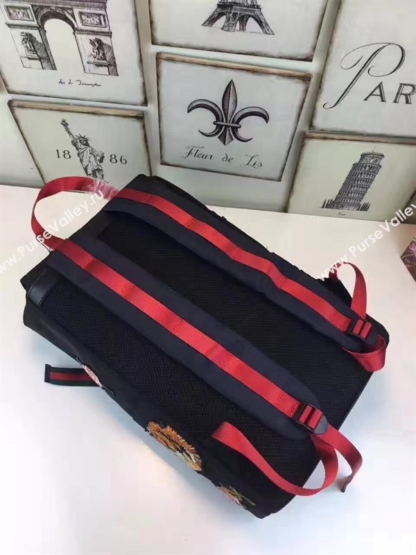 Gucci new black backpack bag 6608