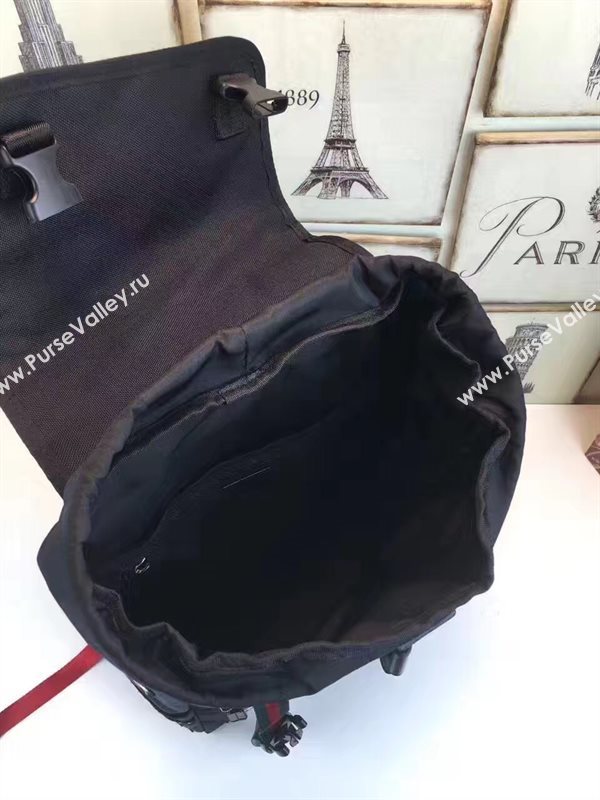 Gucci new black backpack bag 6608