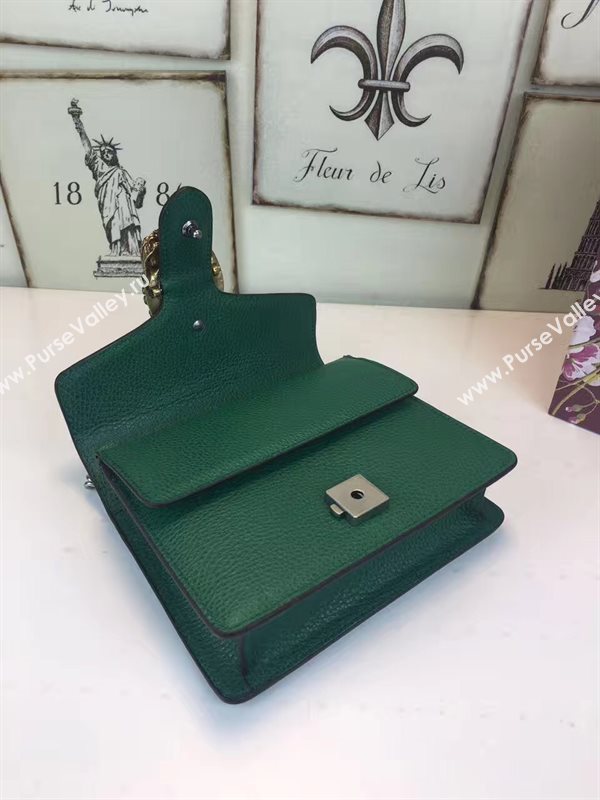 Gucci mini padlock green bag 6618