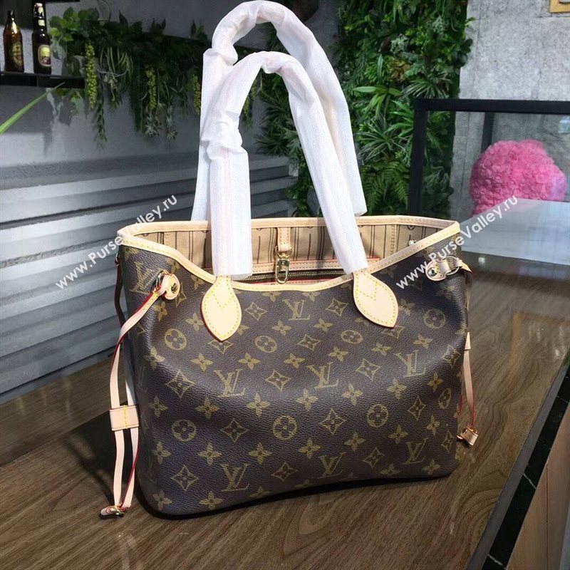 LV Louis Vuitton Monogram Neverfull 29 PM Handbag N41000 Tote Bag Brown 6630