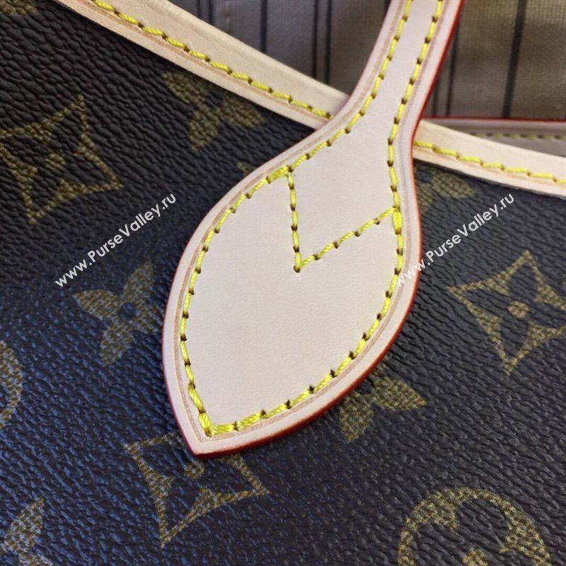 LV Louis Vuitton Monogram Neverfull 29 PM Handbag N41000 Tote Bag Brown 6630