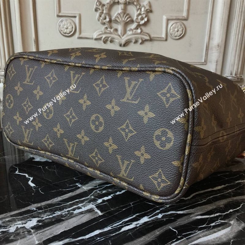 LV Louis Vuitton Monogram Neverfull 29 PM Handbag N41000 Tote Bag Brown 6630