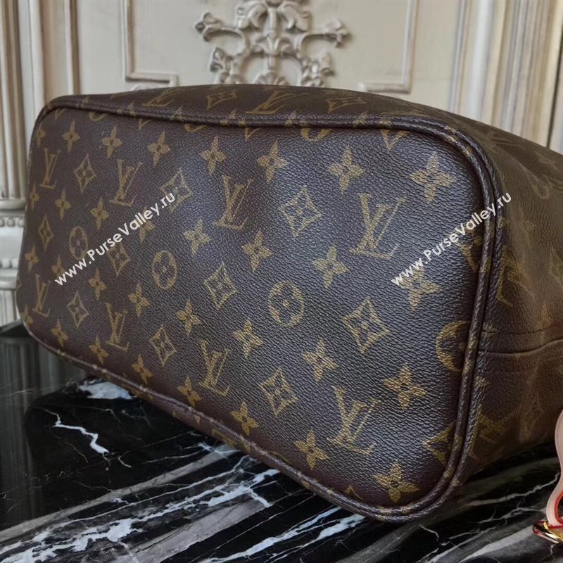 LV Louis Vuitton Monogram Neverfull 32 MM Handbag M40995 Tote Bag Brown 6631