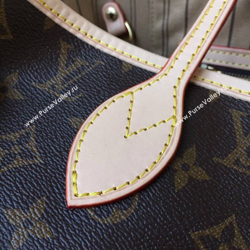 LV Louis Vuitton Monogram Neverfull 32 MM Handbag M40995 Tote Bag Brown 6631