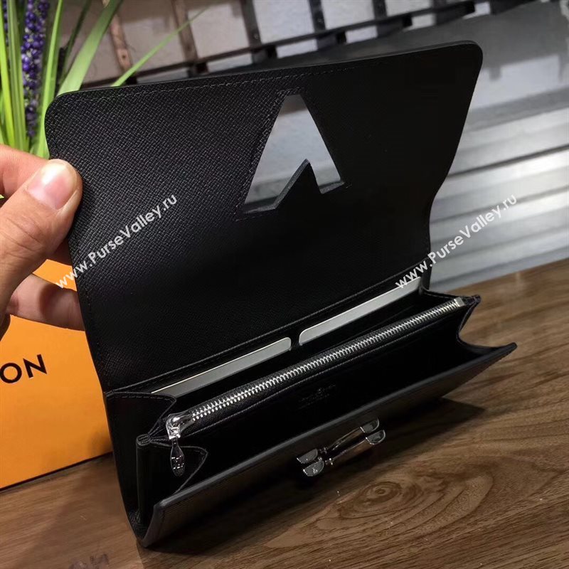 LV Louis Vuitton Twist Epi Leather Wallet Clutch Handbag M62052 Bag Gray 6633